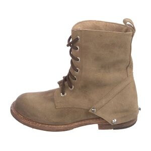 Bed|Stu Leather Lace Up Boot Hand Made